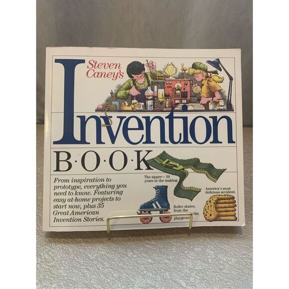 Children’s Invention Book Steven Caney Paperback stories projects for kids - Picture 8 of 9